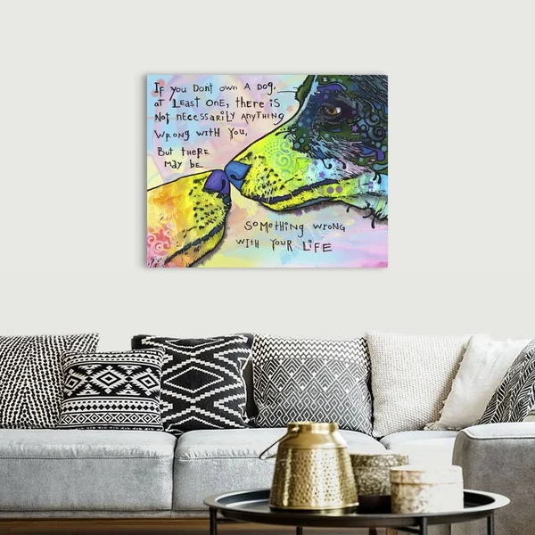 of Life and Dog, Canvas Wall Art, 45x36, Great Big Canvas