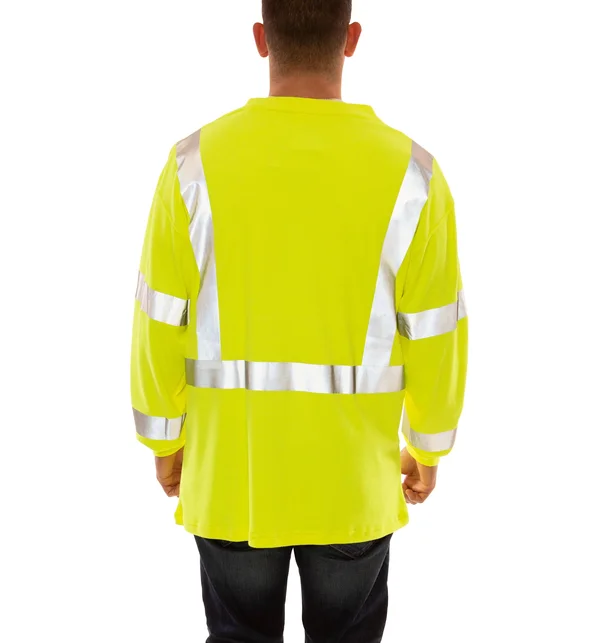 Tingley S85522 FR Long Sleeve T-Shirt, yellow, 2Xl