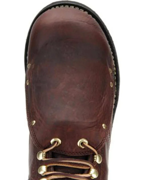 Carolina Men's Brown Domestic External Metguard Boots - Steel Toe