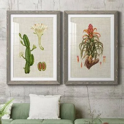 Elegant Tropicals IIIPremium Framed Print - Ready to Hang Union Rustic Format: Gray Framed Paper - Matte Color: White, Size: 37.5
