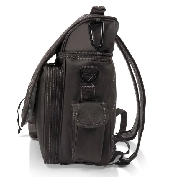 Picnic Time 641-00-175-454-0 Oklahoma Sooners Turismo Black Cooler Backpack