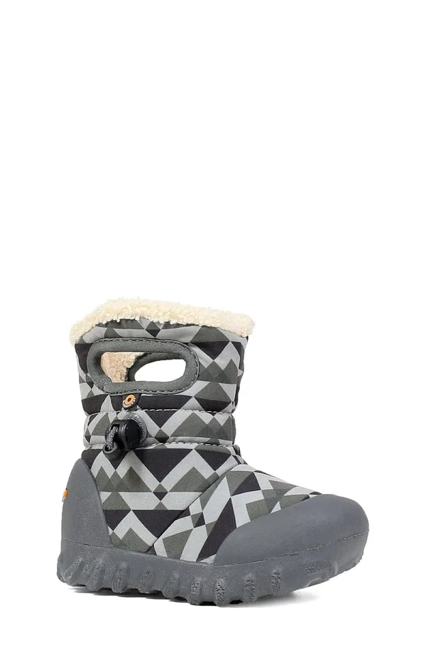 Bogs B-Moc Mountain Boy's Gray Multi 13 Tod