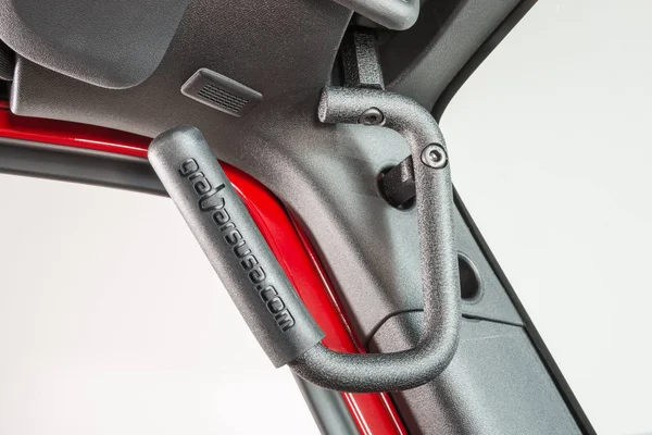 2013 Jeep Wrangler (JK) Welcome Distributing Front and Rear GraBars with Pink Grips - 1003P