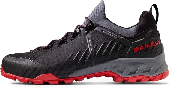 Mammut Alnasca Knit II Low Hiking Shoe - Men's Black/Spicy - 11.5
