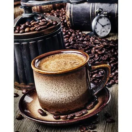 Diamond Painting Kit for Creativity & Leisure - for Advanced Diamond Art Lovers Coffee Break Wd044 18.86 x 14.93 Inches Squar
