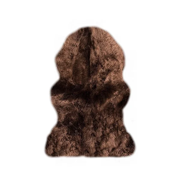 Legacy Faux Sheepskin Single Pelt Shag Accent Rug (2& x 3&) Onyx N/A