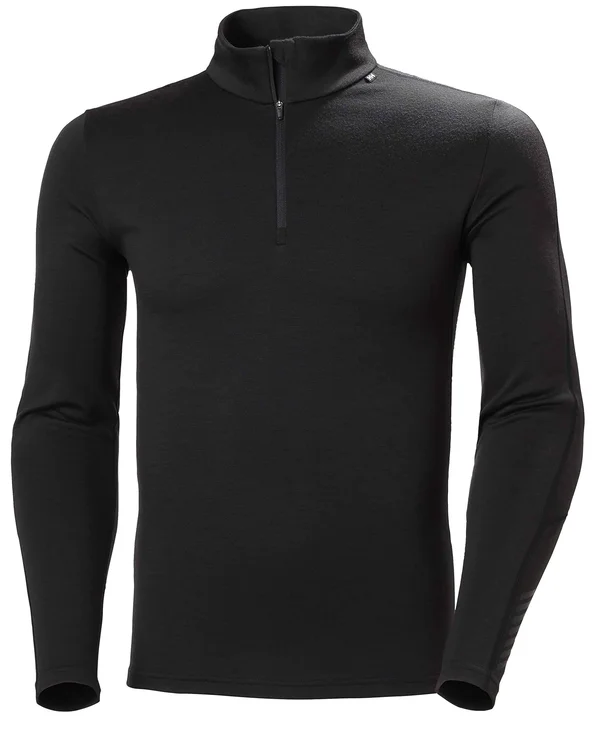 Helly Hansen Lifa Merino Lightweight 1/2 Zip Medium, Black
