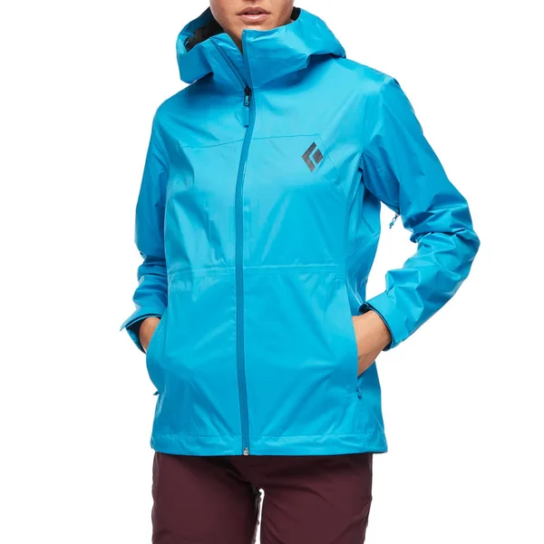 Black Diamond Women's Stormline Stretch Rain Shell - Small - Ocean