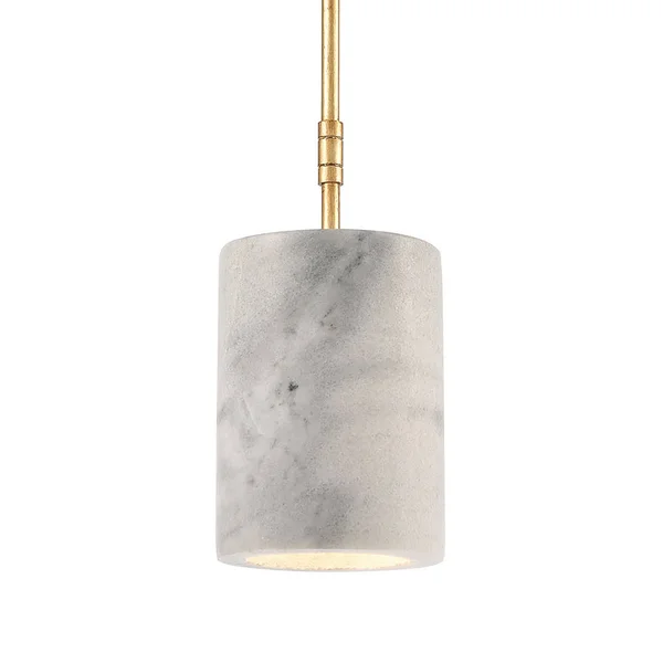 Elk Lighting Lexington Avenue 1-Light Mini Pendant in Antique Gold Leaf 32393/1