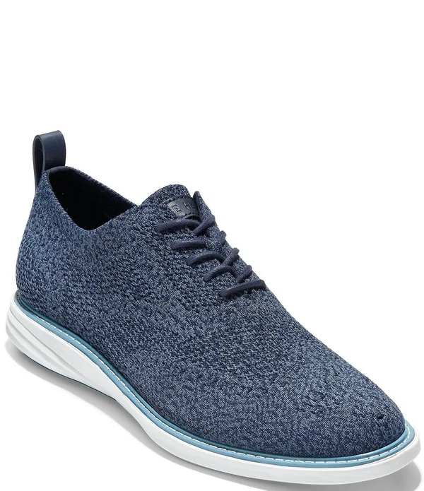 Cole Haan Grand Evolution Wingtip Oxford - Blue - Sneakers