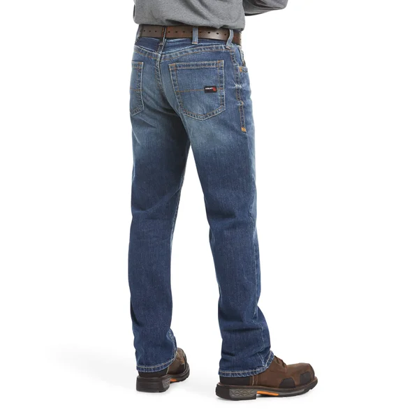 Ariat Men's FR M4 Low Rise Basic Boot Cut Jeans - Alloy