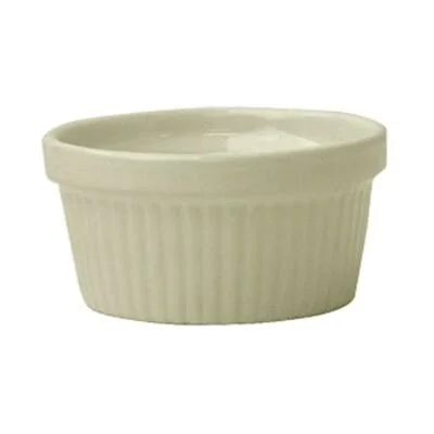International Tableware - ITN-RAMF-4-AW - 4 oz American White Fluted Ramekin
