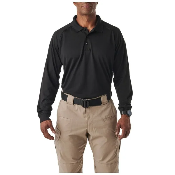 5.11 Tactical Performance Long Sleeve Polo - Range Red - 72049T-477-2XL