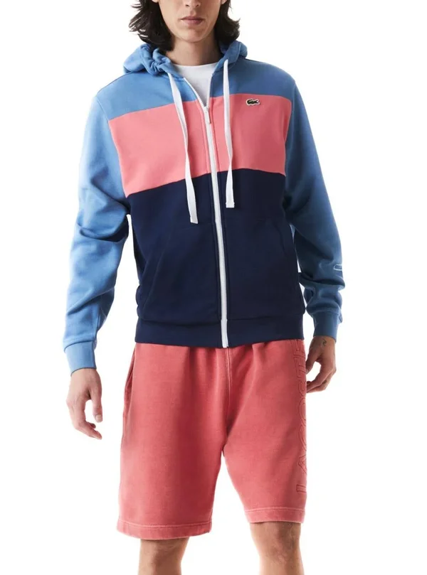 Jacket Lacoste Color Block Blue for Man - 4
