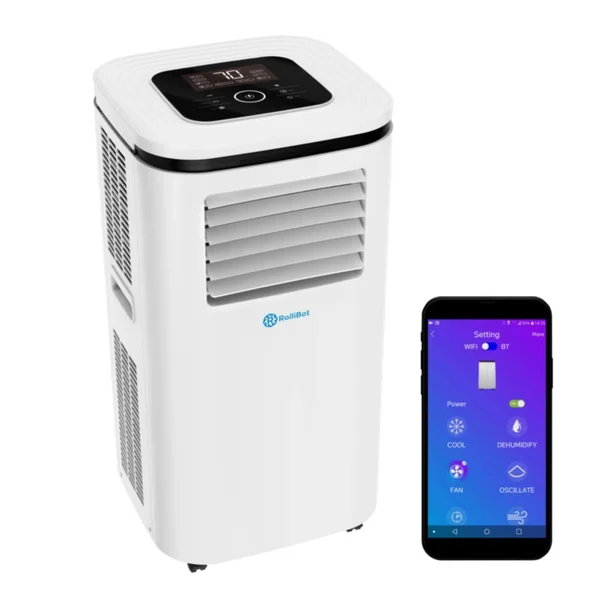 Rollicool 14, 000 BTU Portable Air Conditioner with Voice Control (100H-20)