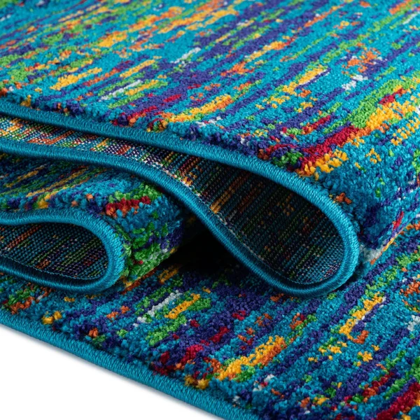 Unique Loom Calypso Mento Area Rug - Blue - 5' 3 x 8' 0