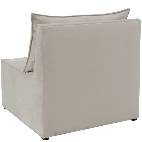 Stacy III Armless Chair in Gray by Skyline