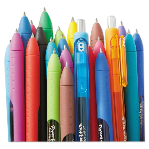Paper Mate InkJoy Gel Retractable Pen Office Pack - Assorted Colors, 0.7mm, 36-Pack
