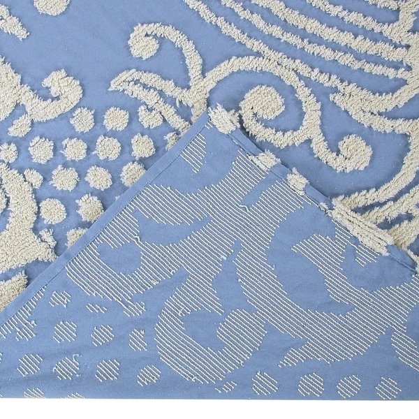 Better Trends Florence Chenille Bedspread Full Pink