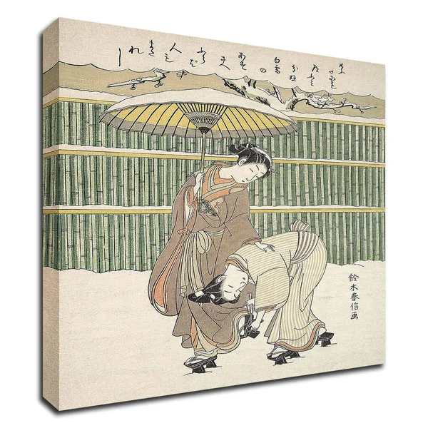 32x22 x 24x22 Untitled by Suzuki Harunobu Print on Canvas