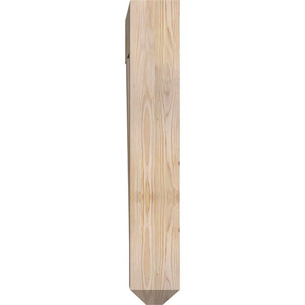 Ekena Millwork BKT06X30X34TRA04SDF 5 1/2x22W x 30x22D x 34x22H Traditional Craftsman Smooth BRACKET - Douglas Fir
