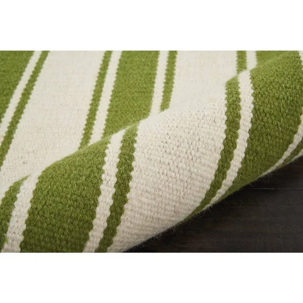 Nourison Solano Area Rug - Ivory/Spa, 2&3x22 x 8&