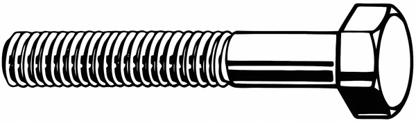 Fabory 3/8x22-16, Hex Head Cap Screw, 3/4 in Fastener Length, Grade 8 Steel, Pk 600 [PK/600] Model: B04104.037.0075