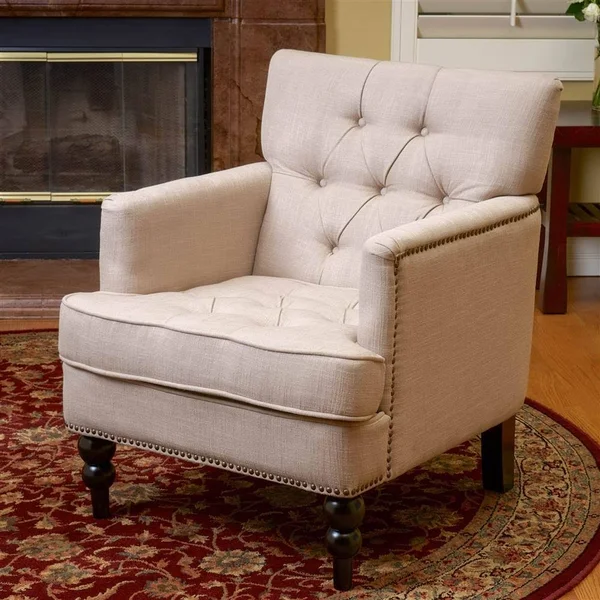 Christopher Knight Home Malone Beige Club Chair