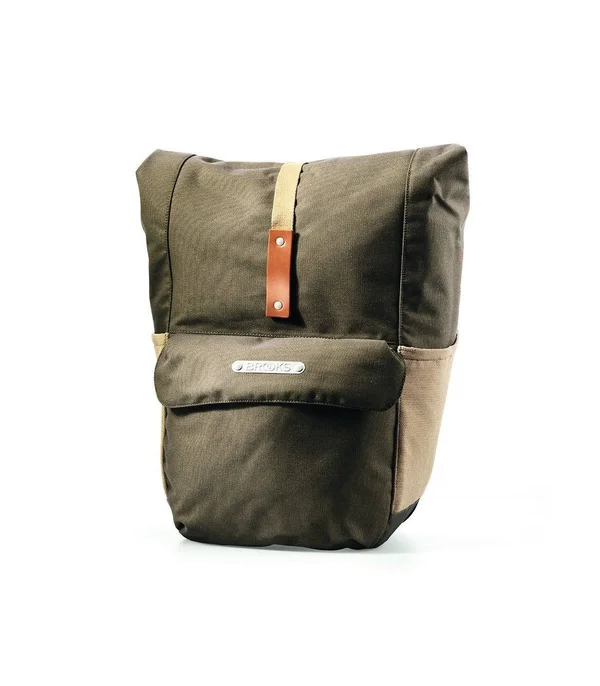 Brooks Suffolk Rear Pannier - Green/Honey