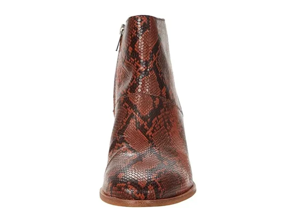 Madewell Becca Bootie Women's Shoes Dark Cinnabar Multi Snake : 7.5 M
