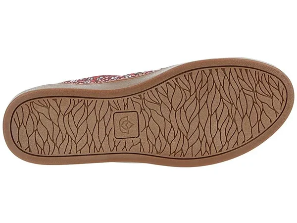 Spenco Orthotic Slip-On Shoes - Malibu Floral - Size 6 Medium, Port