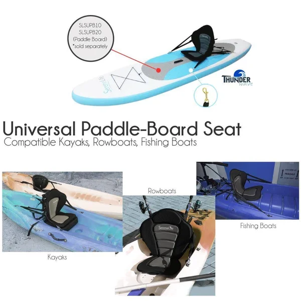 Serenelife Slsupst15 Detachable Paddle Board Seat