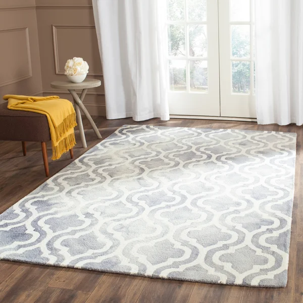 Safavieh Dip Dye DDY537D Turquoise, Ivory Rug 2&3x22 x 8& Runner