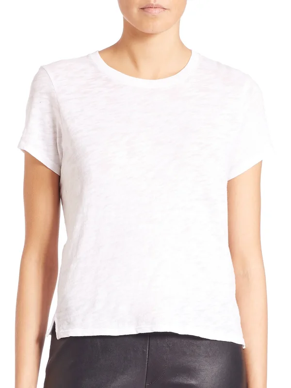 ATM Anthony Thomas Melillo Schoolboy Crew Tee Heather Grey S