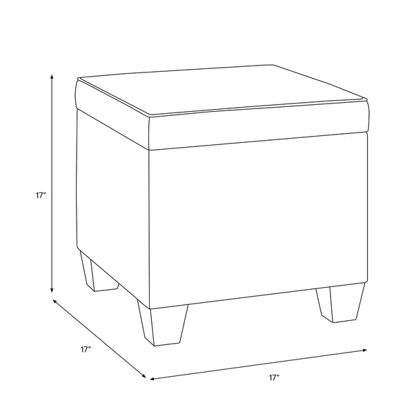 Fairland Storage Ottoman Zuma Chocolate - Threshold