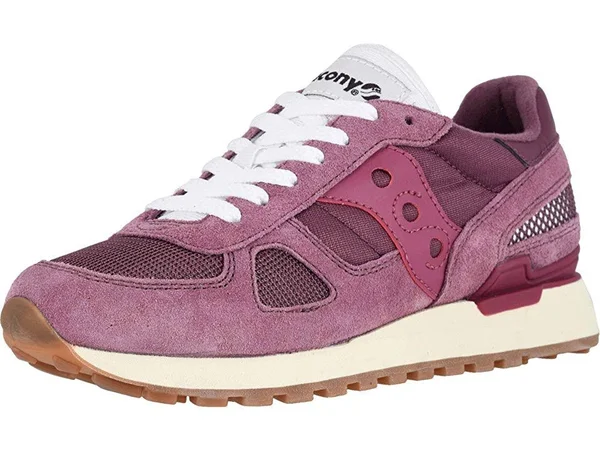 Saucony Women's Shadow Original Vintage Sneaker - Maroon - 6 US