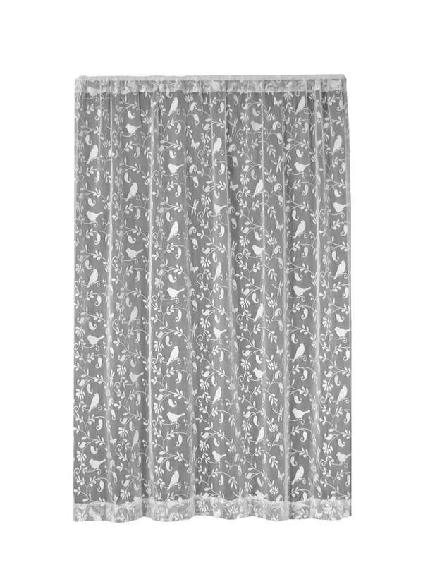 Heritage Lace Bristol Garden Panel White, 63 inch