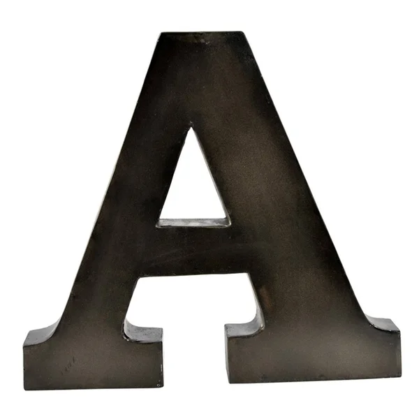 Alpha Beta Metal Letter Wall Art