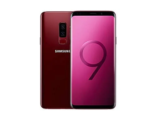 Samsung Galaxy S9 Plus G965W Red 64GB 6GB Ram Qualcomm SDM845 Snapdragon 845 GSM Unlocked Phone