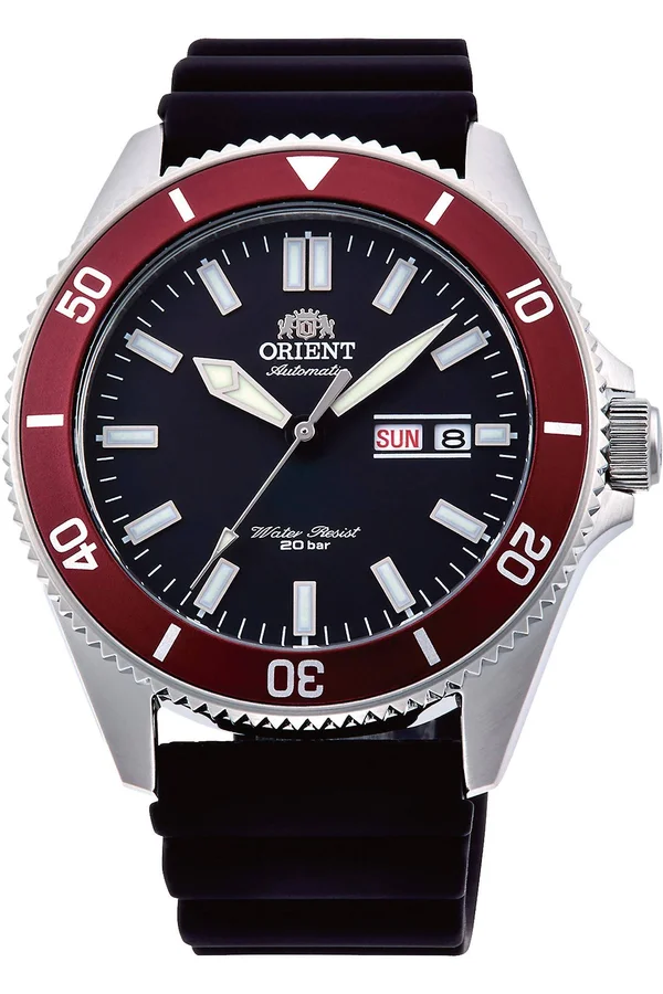 Orient RA-AA0008B19B Kanno Men's Automatic Watch; Black Dial; 43 mm Stainless Steel Bracelet