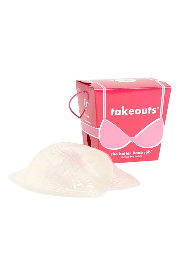 Commando Takeouts Bra Inserts Clear