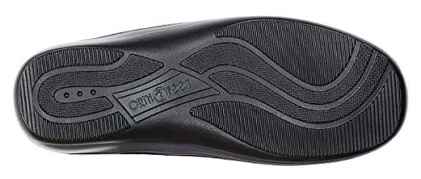 OrthoFeet Women's Celina Mary Jane - Black 9 Extra Wide