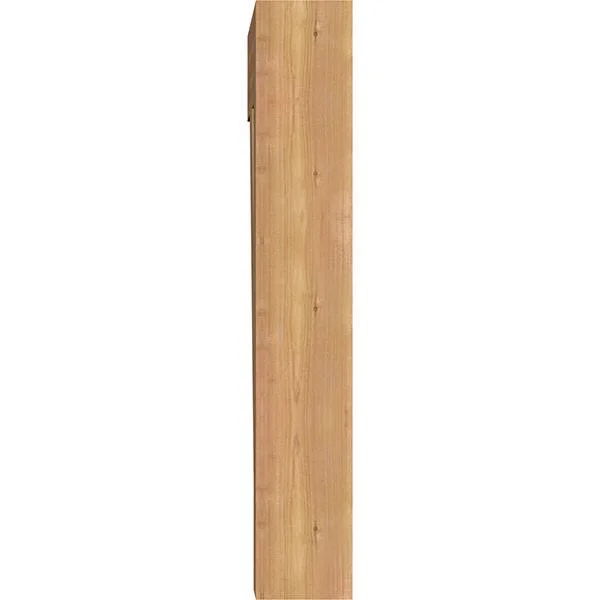 Ekena Millwork BKT06X22X34IMP05SWR 5 1/2x22W x 22x22D x 34x22H Imperial Block Smooth BRACKET - Western Red Cedar