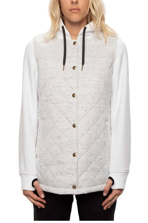 686 Women's Autumn Insulated Jacket White - L