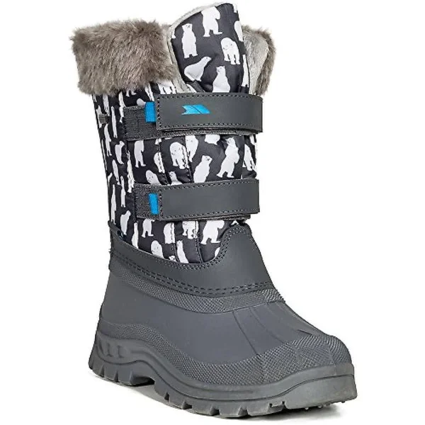 Trespass Childrens/Kids Vause Touch Fastening Snow Boots - 3 Youth US, Blue Print