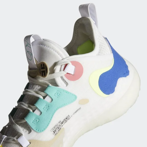 Adidas Harden Vol. 5 Futurenatural Shoes Crystal White 5.5 - Mens Basketball Shoes