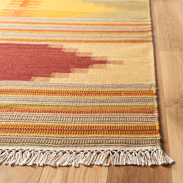 Kilim Rug - Red- (5&X5& Square) - Safavieh