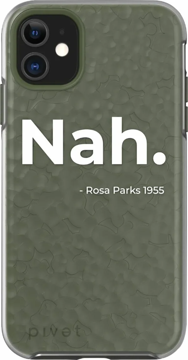 Pivet - Glacier+ Pro Black History Month Nah Case for Apple iPhone 11 - Olive Green