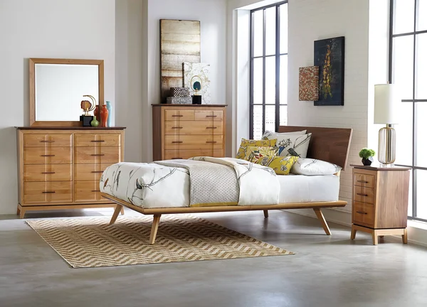 Addison Small 3-Drawer Nightstand, Duet by Wittier Wood Furniture