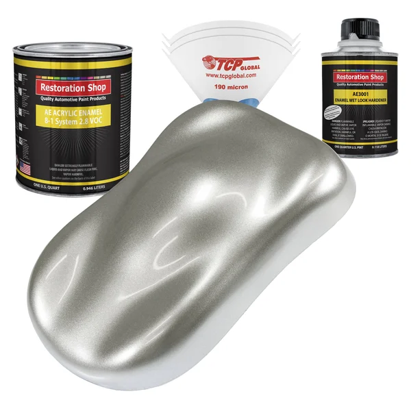 Brilliant Silver Firemist Quart Kit Single Stage Acrylic Enamel Auto Body Paint